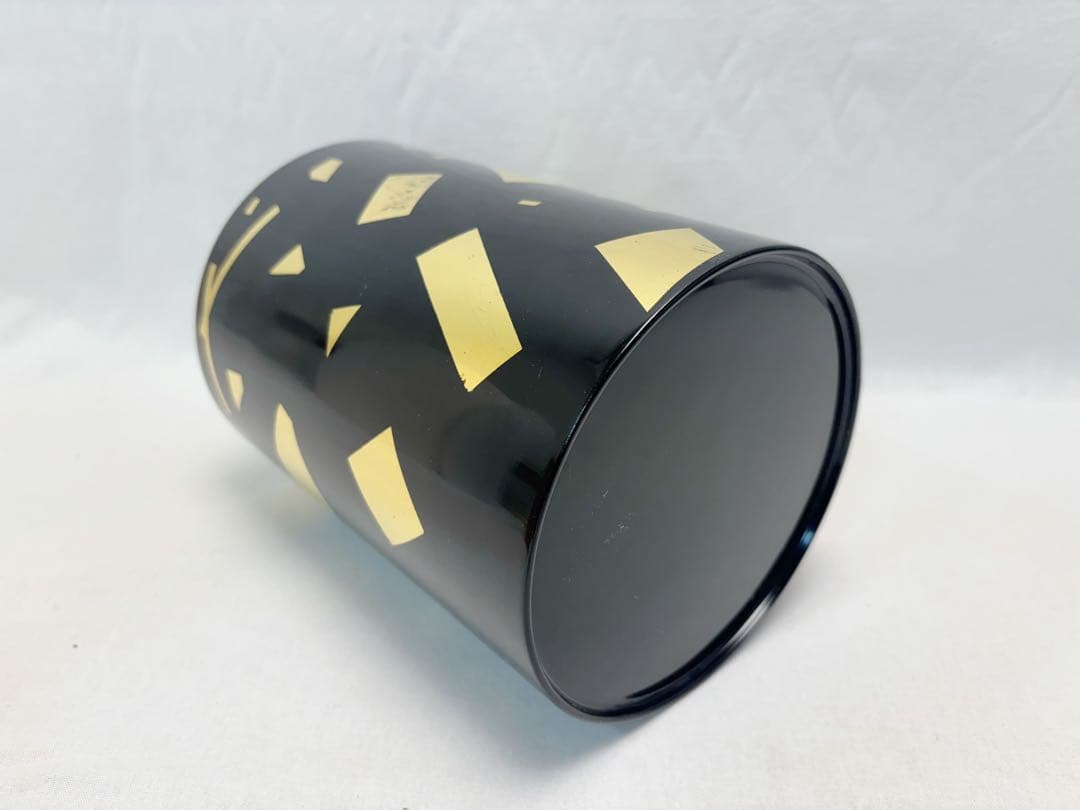 未使用 茶道具 葉蓋水指 玄々斎好写 箔散らし 曲物 茶懐石 水差し 元箱