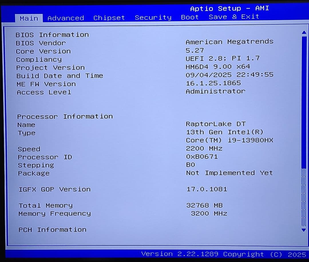 マザーボード ERYING MoDT i9-13980HX MicroATX DDR4