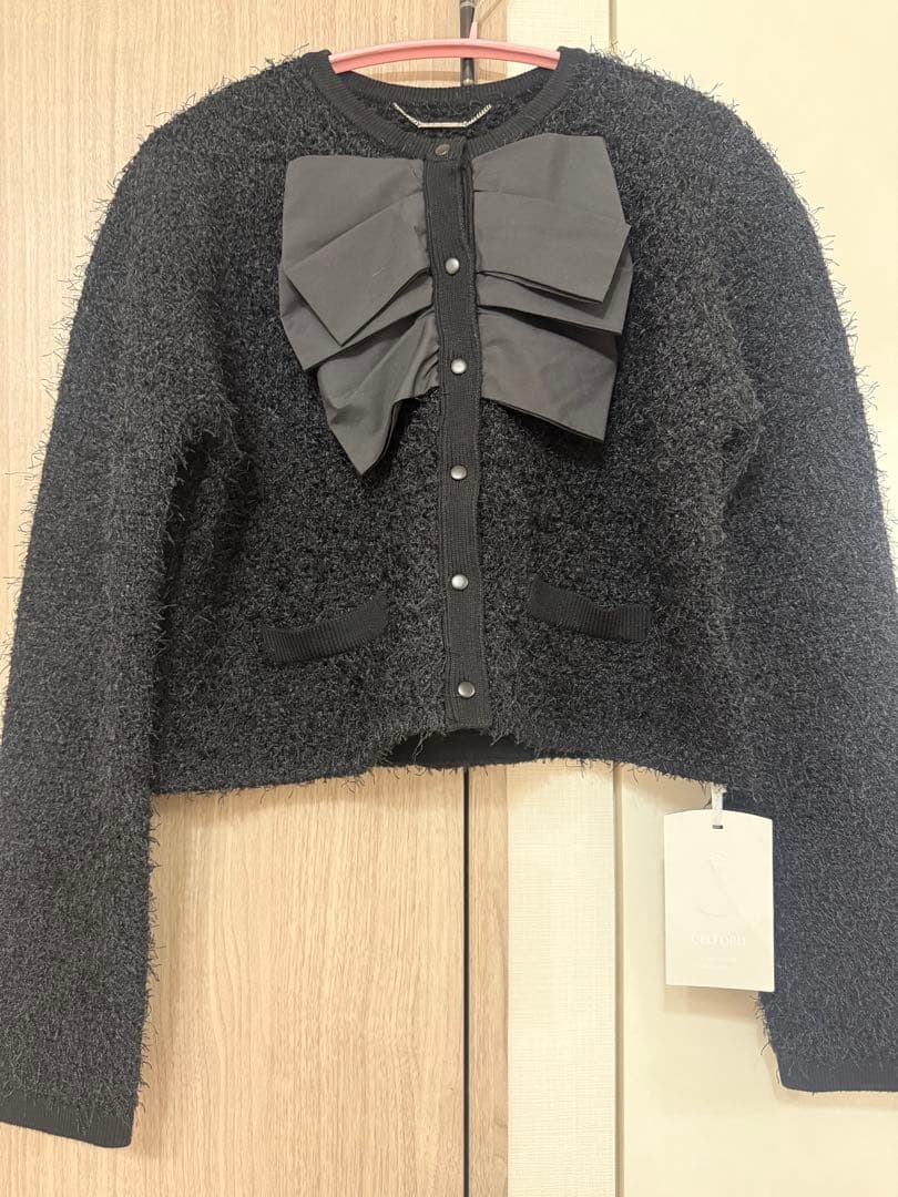 CELFORD ダブルリボンニットジャケット　今季新品タグ付き