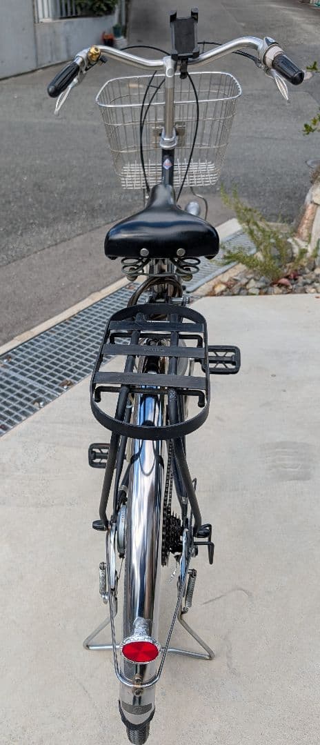 ブリヂストンNOLKOG R6 点灯虫 27型 外装6段変速 T.Xクロツヤケシ