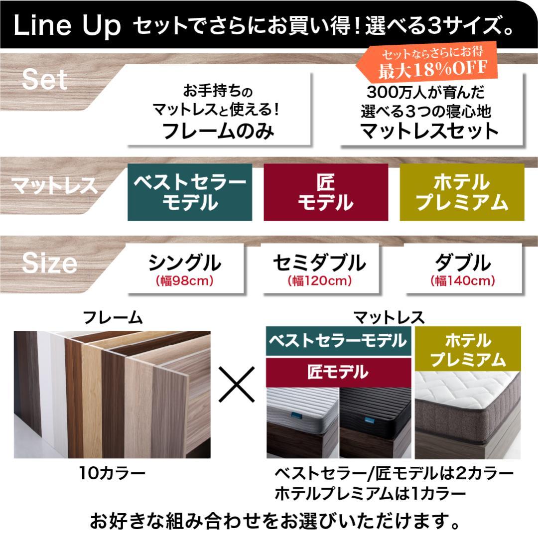最安値！マットレスなし シングルベッド 　収納 コンセント 送料込み！ 22