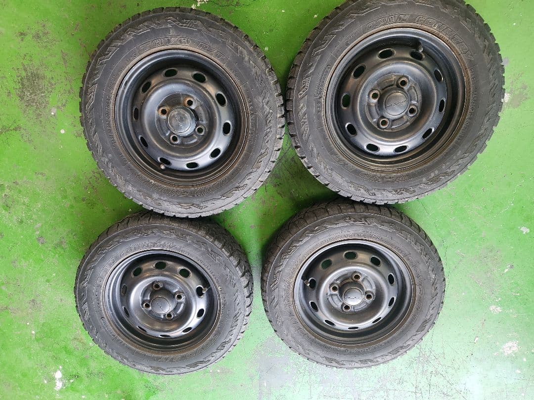 も*ぬ様 トーヨー　オープンカントリー　145/80-12 ホイール付　PCD1