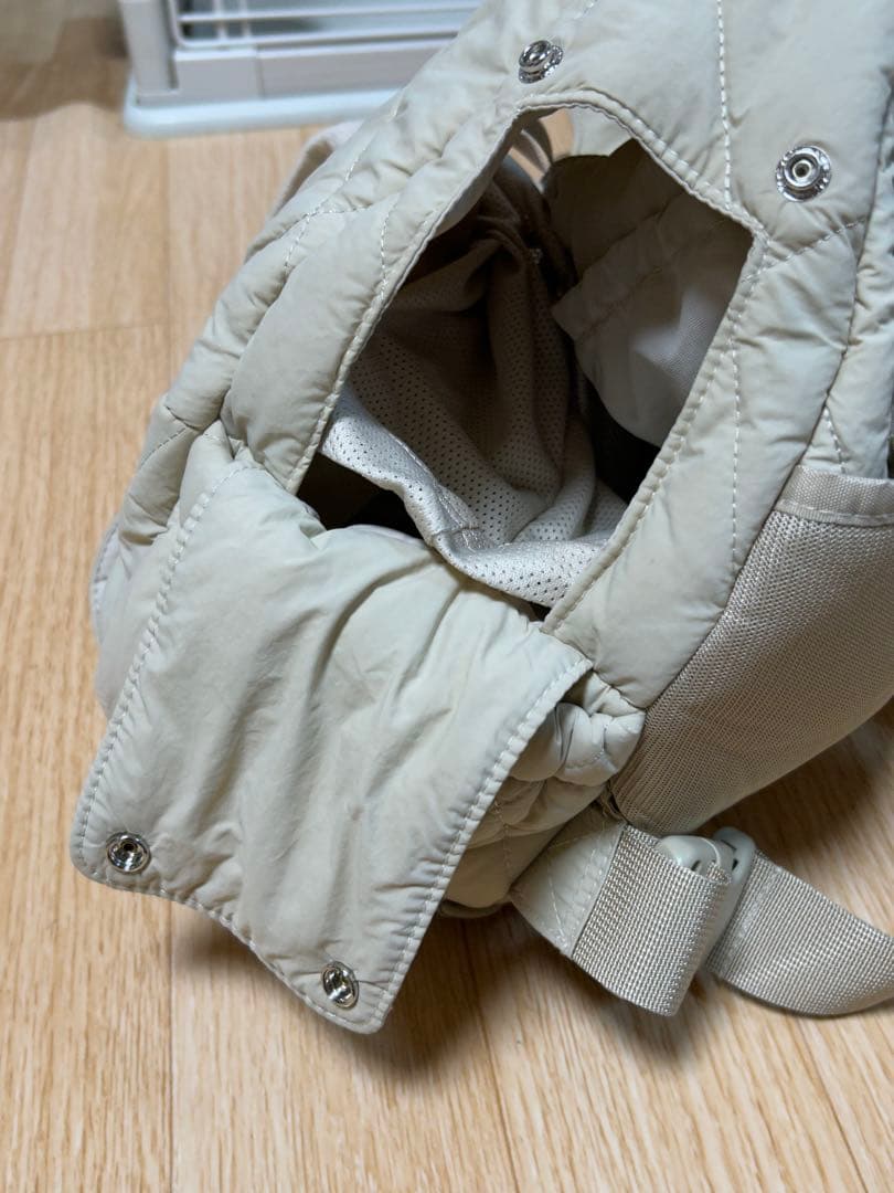 【mi】moncheri キルティングフロントリュック S ベージュ