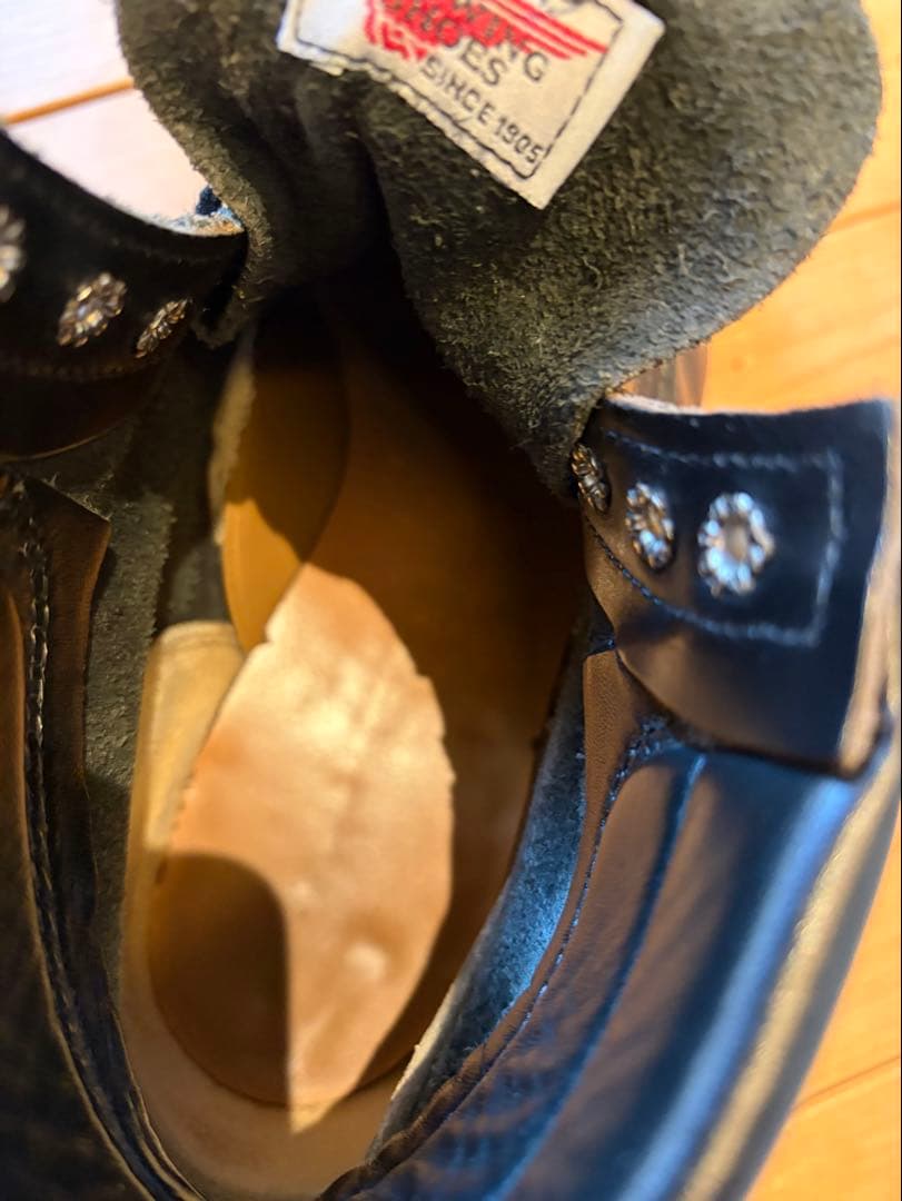 キムタク90s 羽タグREDWING8133 8E美品スーパーソールさんタク