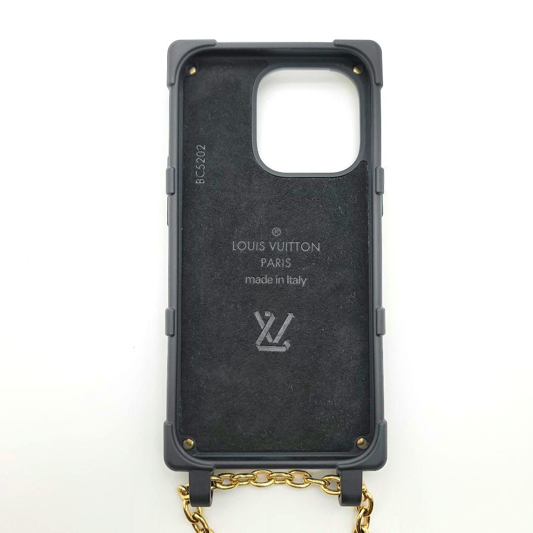 ✨保存袋付✨ルイヴィトン iPhone14proケース リ トランク チェーン