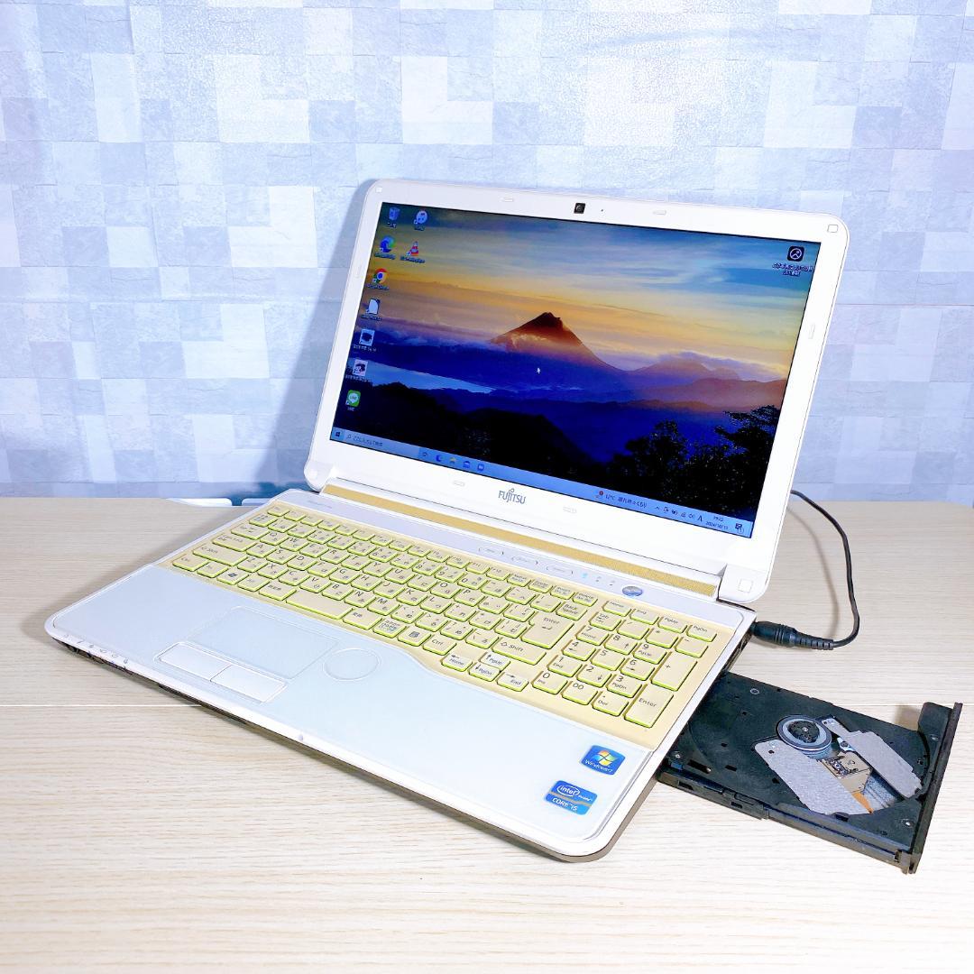 設定済み/HDD750GB/メモリ8GB/カメラ/ノートパソコン/Core i5