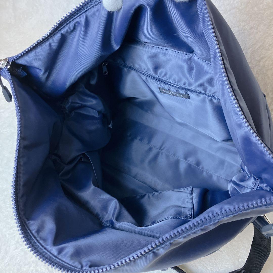 【極美品】パーリーゲイツ 2way ロッカーバッグ ワッペン ゴルフ ネイビー