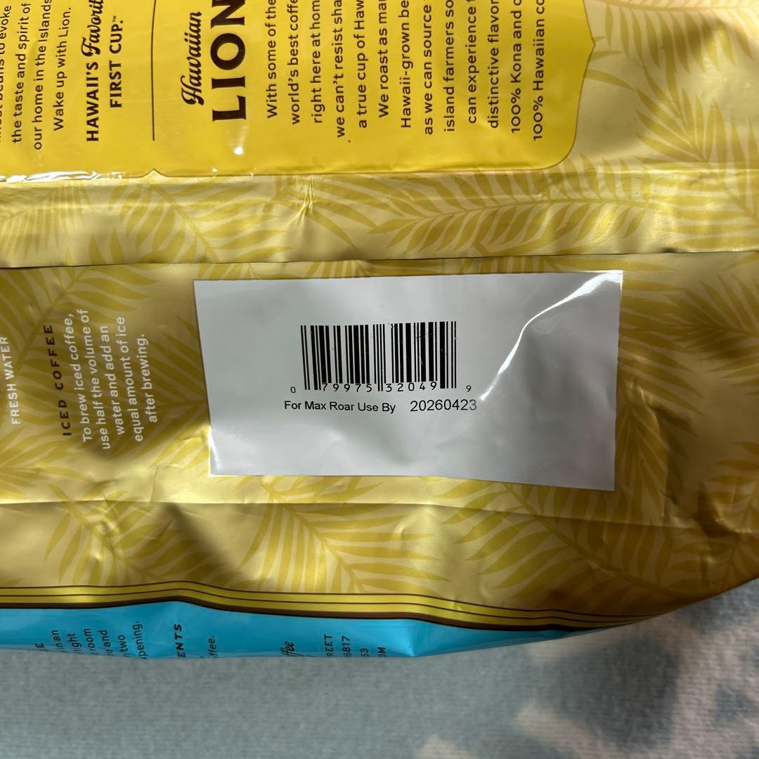 ハワイ　ライオンコーヒー全豆100%コナコーヒー24kゴールドロースト