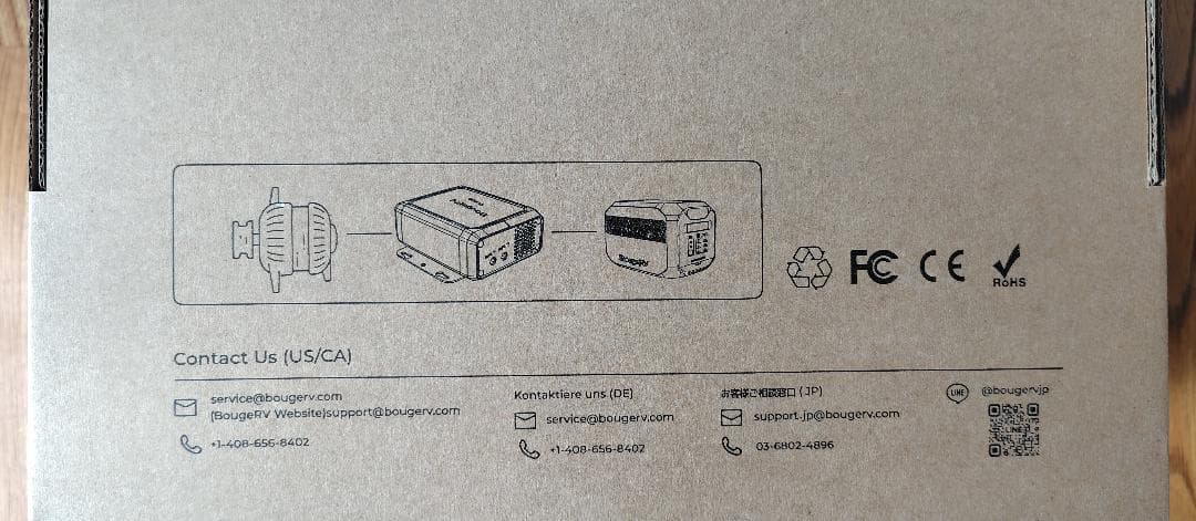 BougeRV DC600 12V24V 走行充電器 600W 高出力