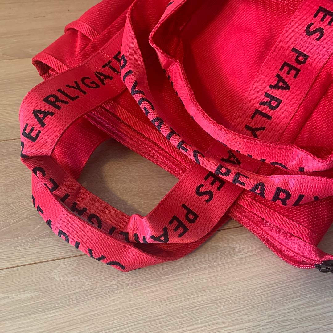 PEARLY GATES ピンク ロッカーバック、カートバック　セット