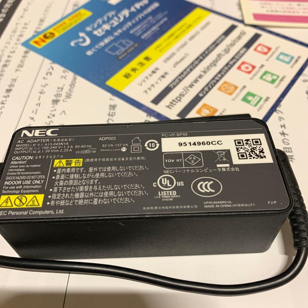 NEC 15.6型 ノートPC VX ノートパソコン