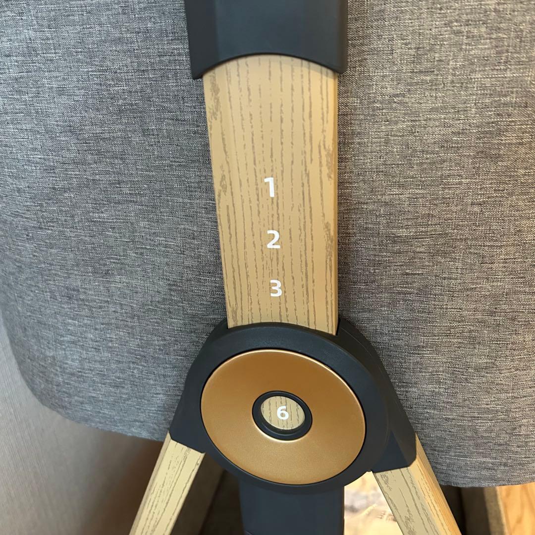 HZDMJ 2024新型ベビーベッド グレー 折畳可能