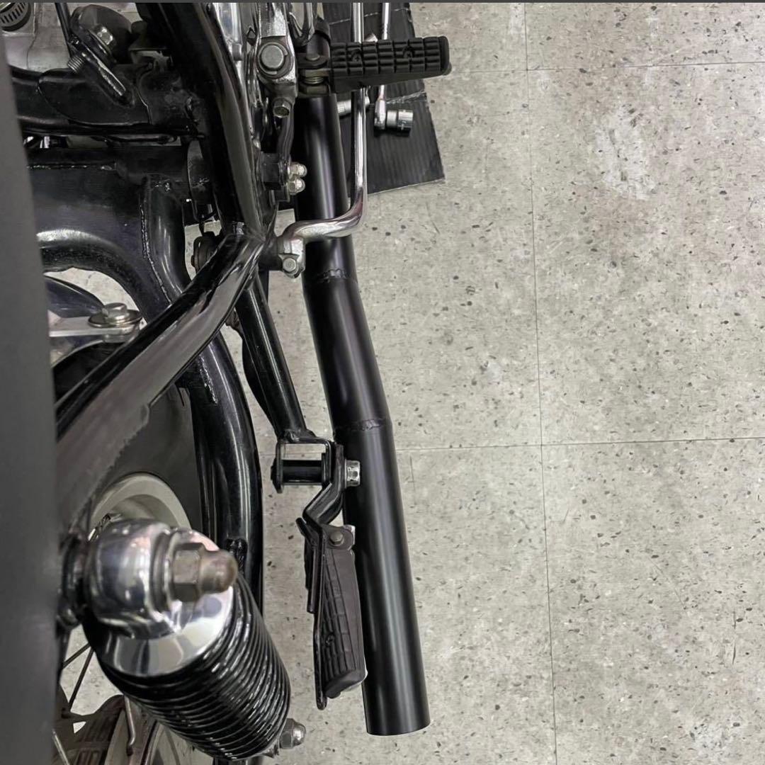 り*様 SR400 ワンオフヨシムラ風ショート菅　スリップオン　ポン付け