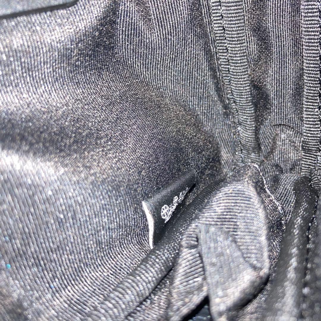 チェッカー クロスボディー C6775 チョーク×ブラック カメラバッグ 白 黒