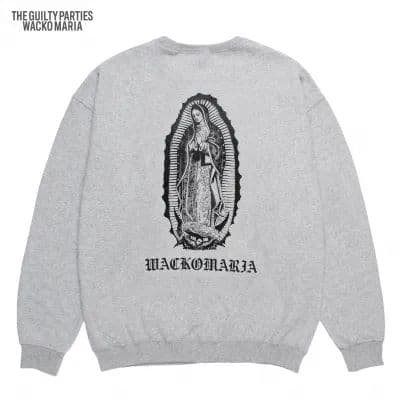 短期間出品　WACKO MARIA SWEAT SHIRT GRAY Lサイズ