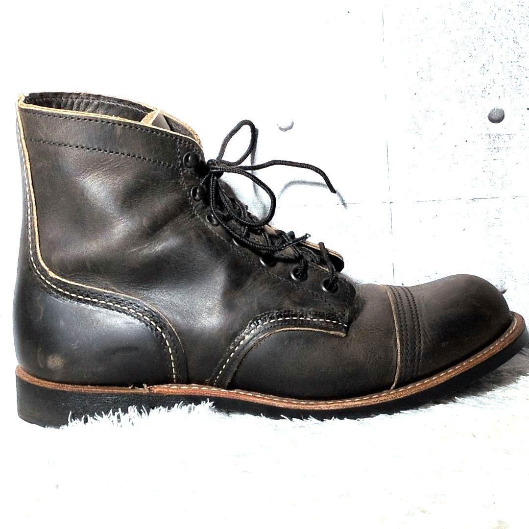 【希少 美品】レッドウィング　アイアンレンジャー　チャコール　8086　8D