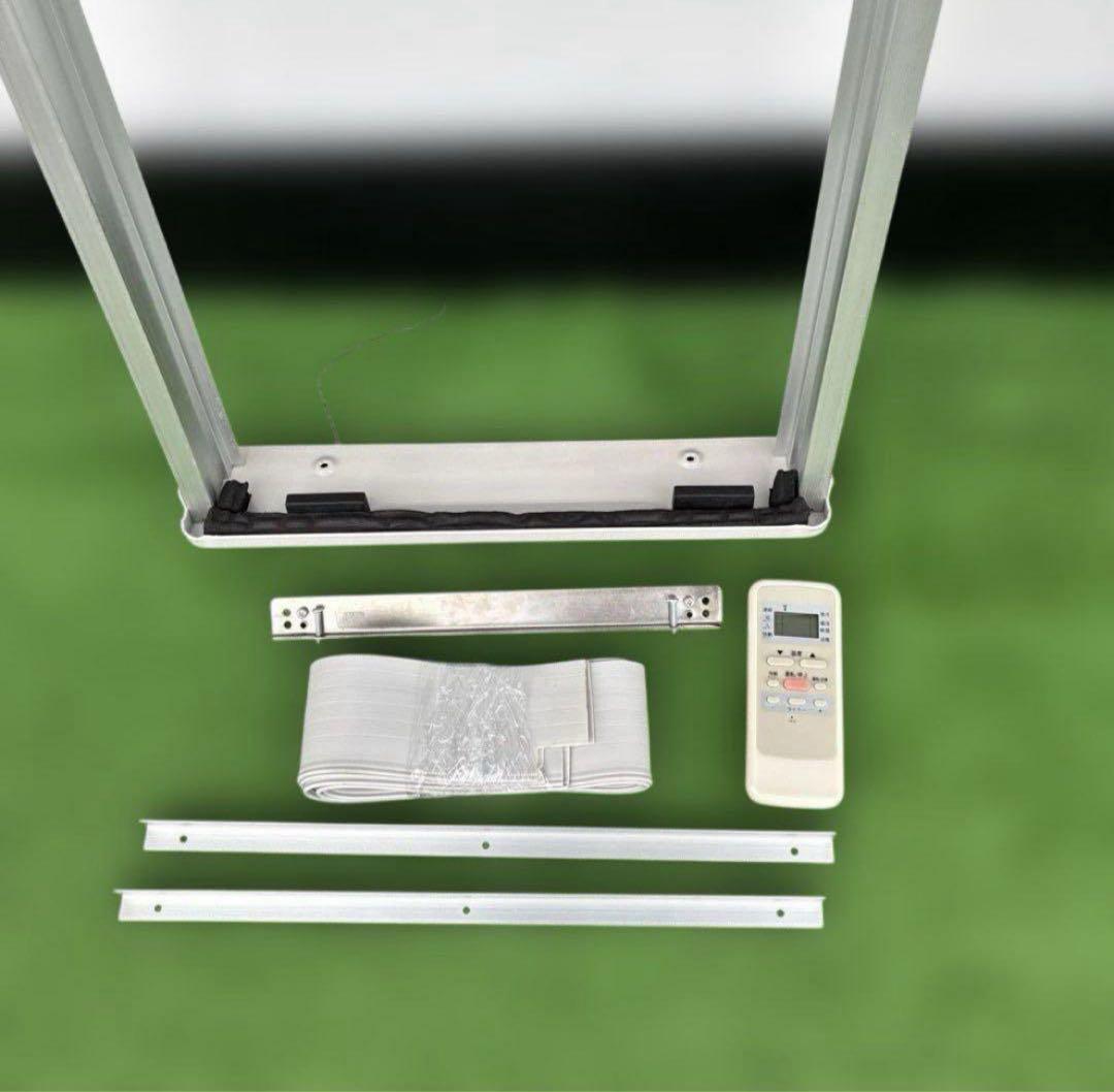 コイズミ 窓用エアコンKAW-1627 2024年製 取付け枠・リモコン付