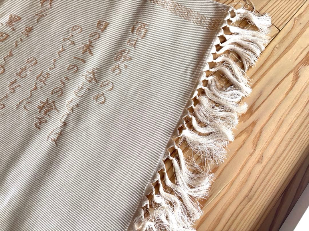 旭日双光章受賞 博多織　敷物　未使用品