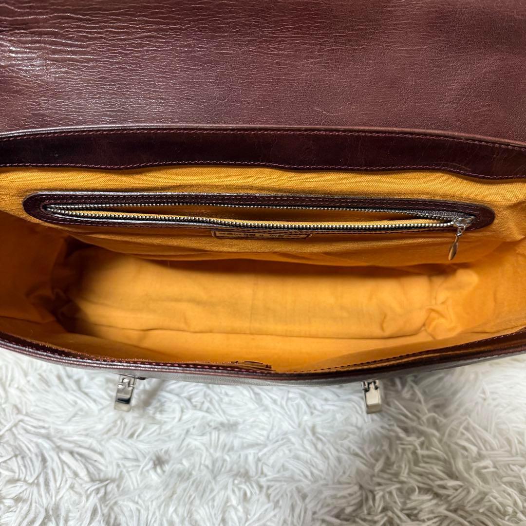 美品✨ソメスサドル　新喜皮革　コードバン　ビジネス　ハンドバッグ　超希少モデル