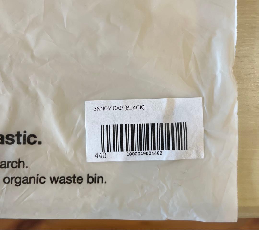 2019年 the ennoy professional エンノイ キャップ 黒