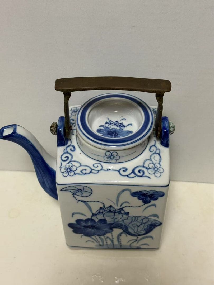 染付 急須 茶器 骨董