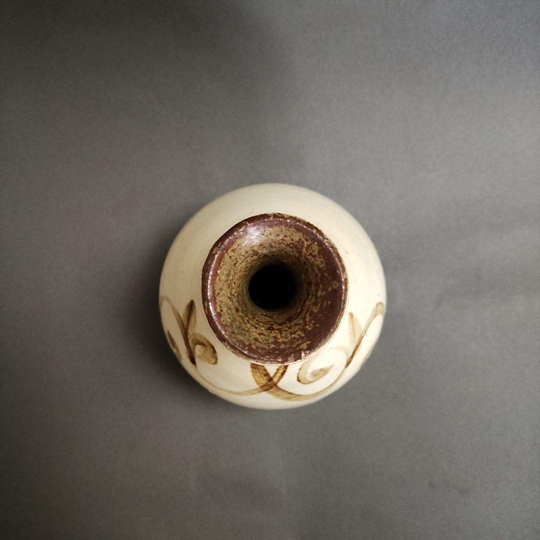 武末日臣　鉄絵徳利　鶏龍山徳利　刷毛目　高麗李朝