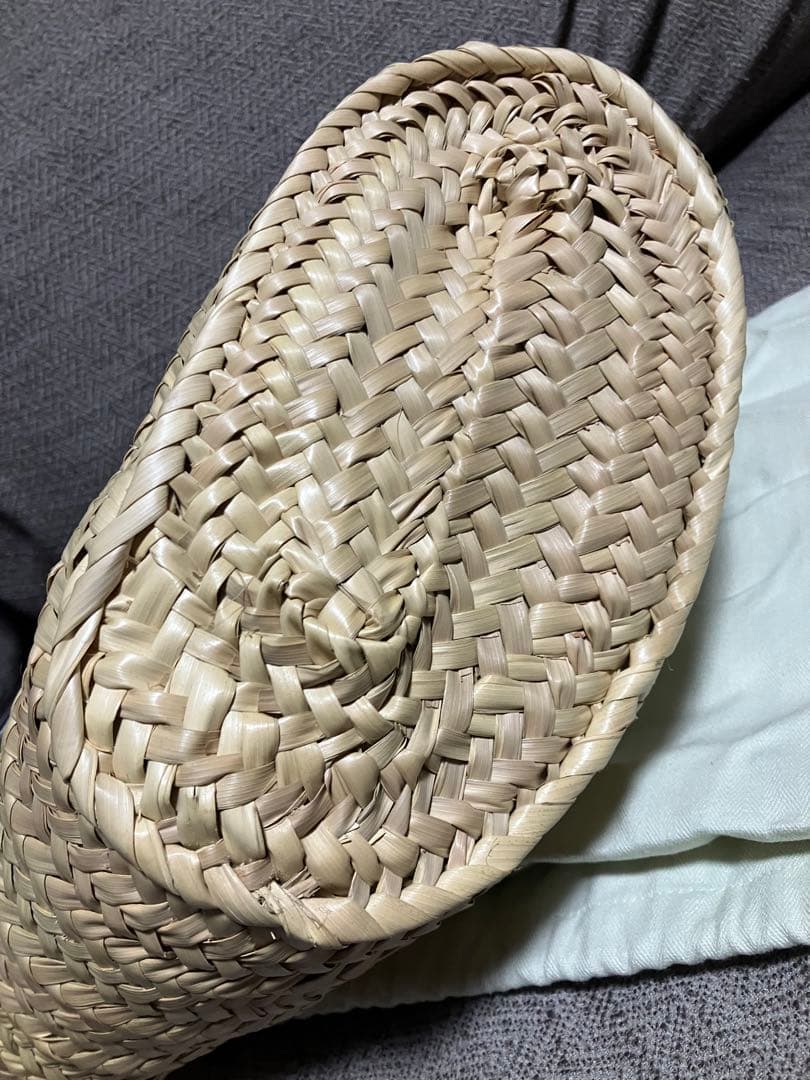 LOEWE かごバッグ ナチュラル/ホワイト　M