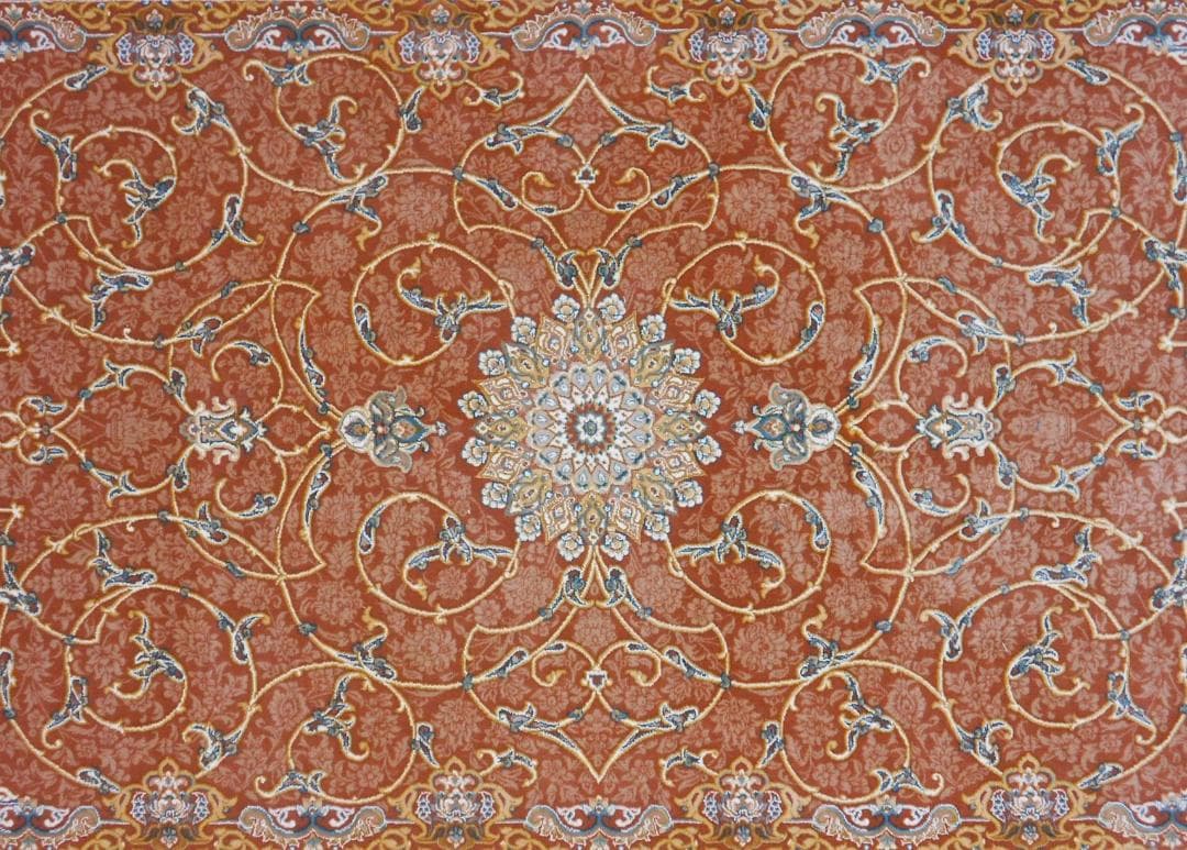 立体柄、144万ノット！本場イラン産 絨毯！ 100×150cm-200491