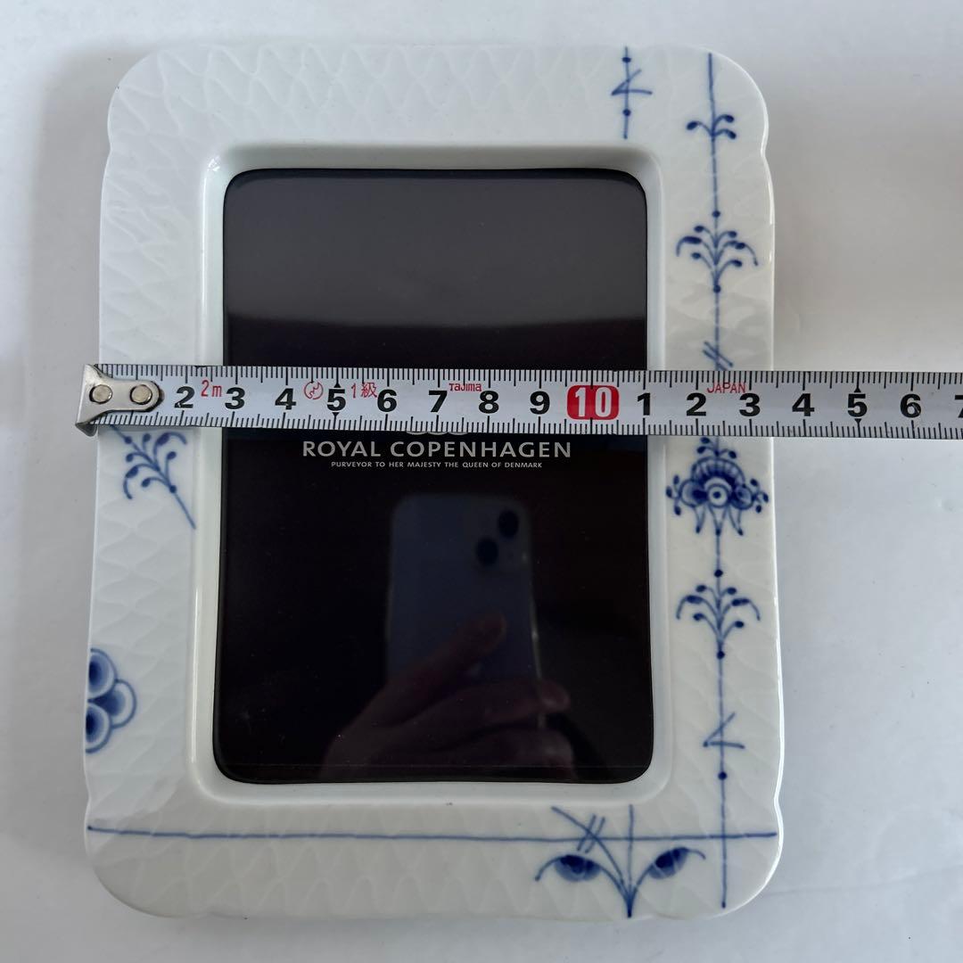 ロイヤルコペンハーゲン•ブルーパルメッテ•フォトフレーム•写真立て