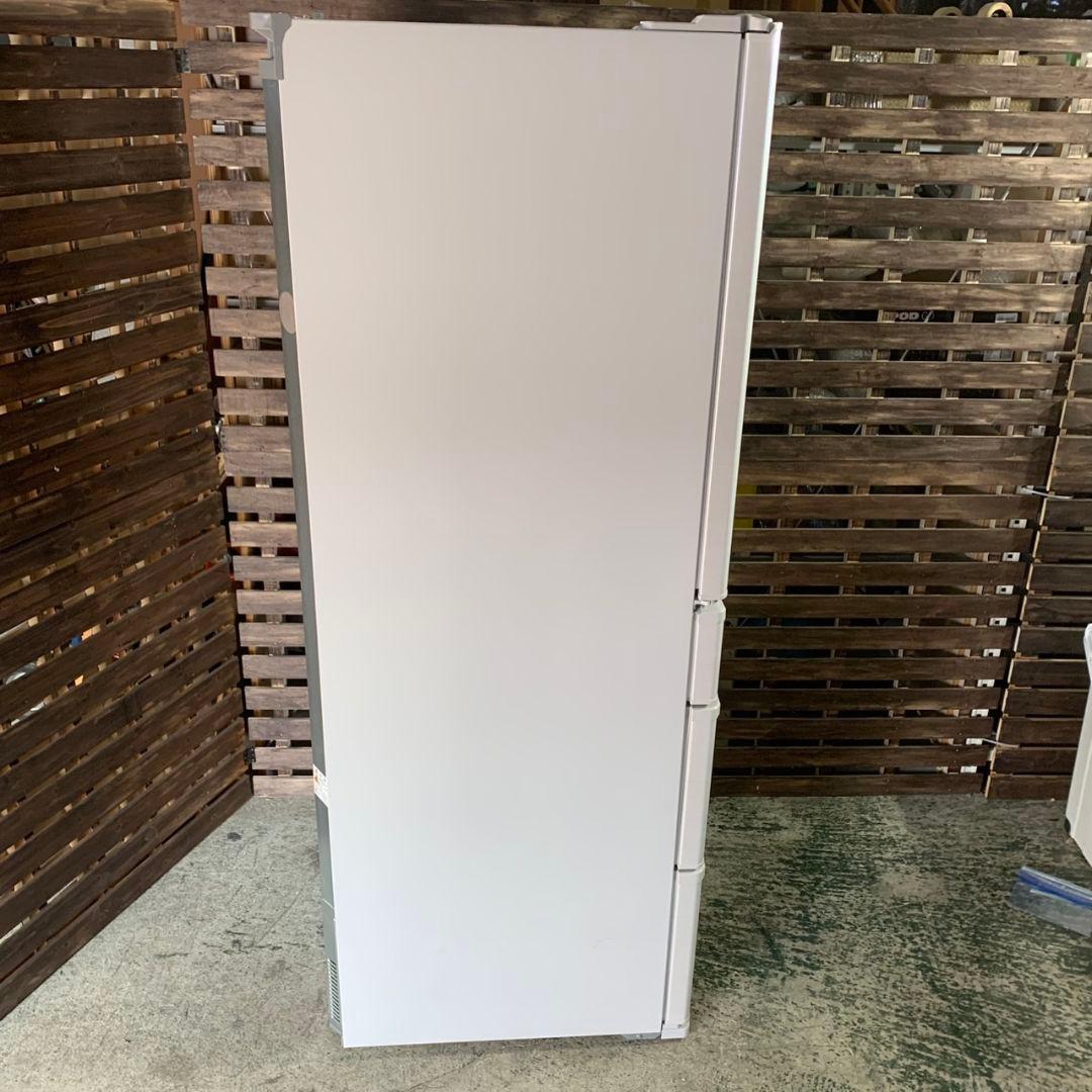 H073\" SHARP 6ドア冷凍冷蔵庫 SJ-PF46C-H 2017年製