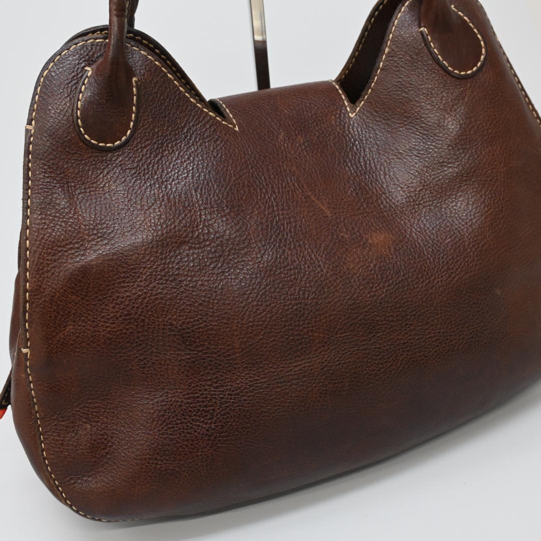 47976★年 アンリークイール ショルダーバッグ ベジタブルタンニン 牛革