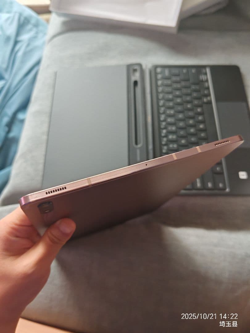 Galaxy Tab S7+ 5G 8gb+256GB ピンク キーボードカバー