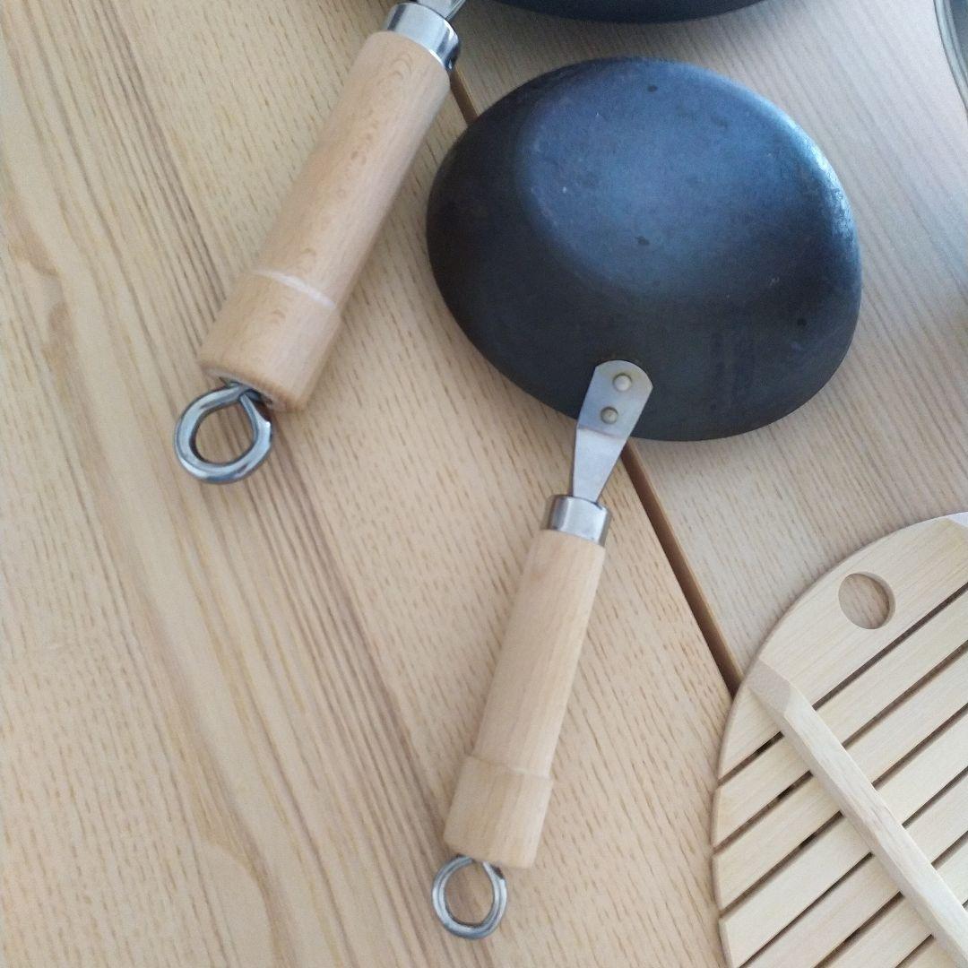 16以外　LIGHT♥リバーライト♥鉄フライパンセット