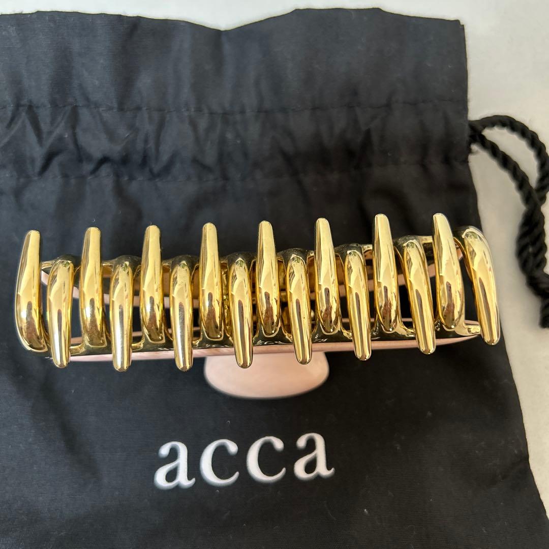acca クロークリップ ピンク ゴールド