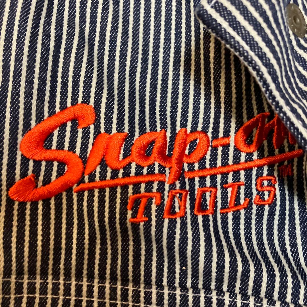 スナップオン　オールインワン試着のみ　ストライプ