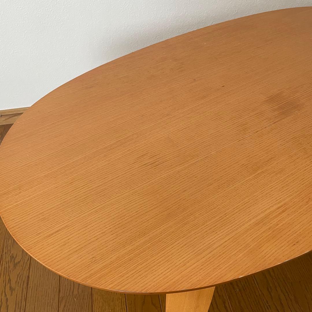 ＊廃盤品＊無印良品　楕円　こたつ　テーブル　タモ材　MJ-KSS1100/N
