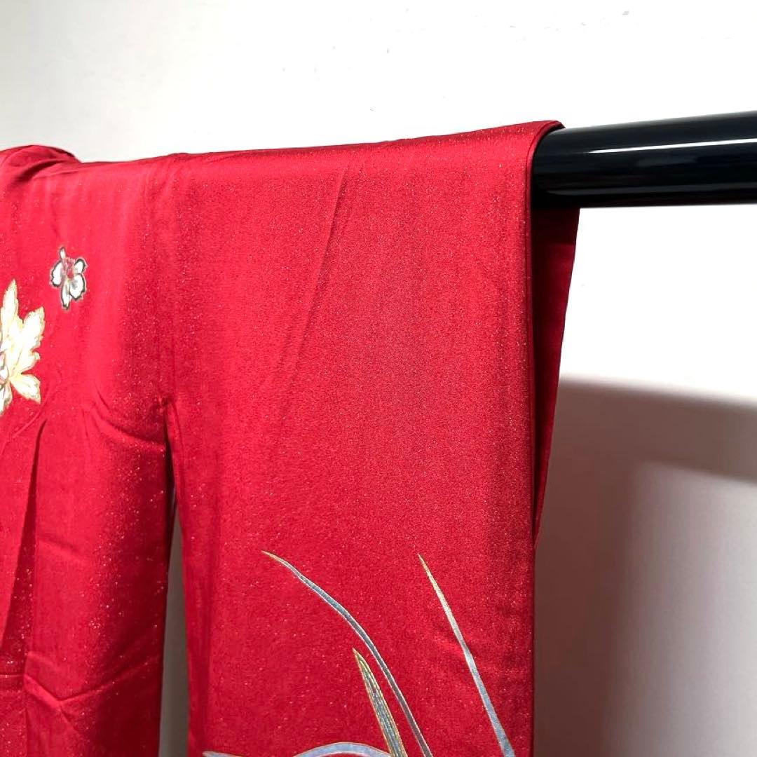 振袖　金彩　金通し　花模様　グラデーション　晴れの日　成人式　着物　039k