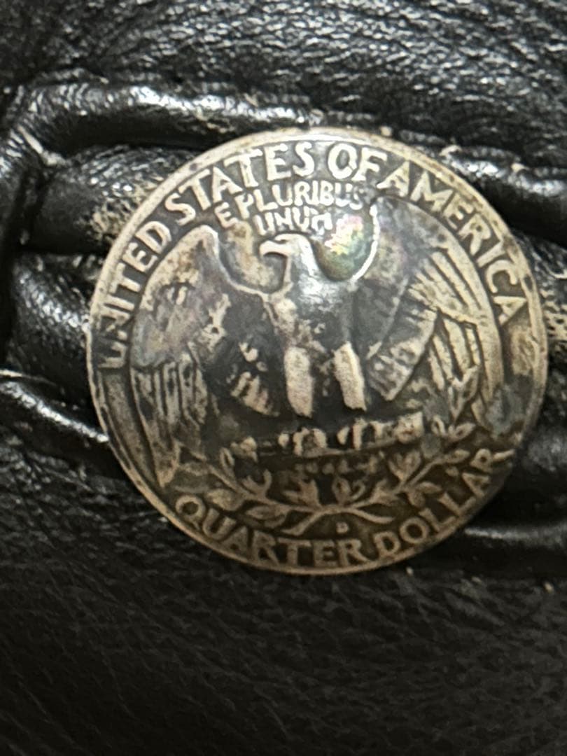 アメリカ製VANSON 本革レザーベストコンチョボタン