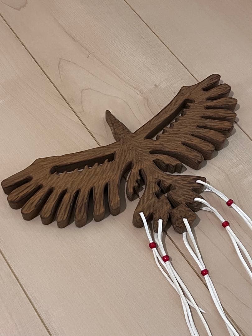 junmurayama ジュンムラヤマ　イーグル　オブジェ　木製　ラリースミス