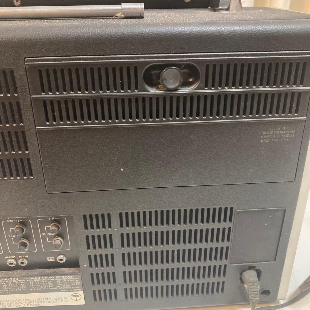 SONY CRF-200 13バンド レシーバー 電源ケーブル付 ジャンク品