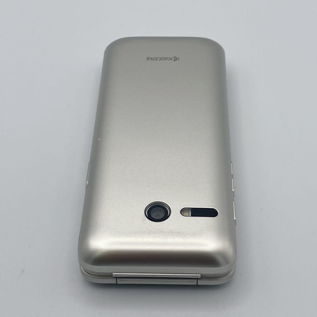 【良品】KYOCERA KYF43 SIMフリー かんたん ケータイ ライト