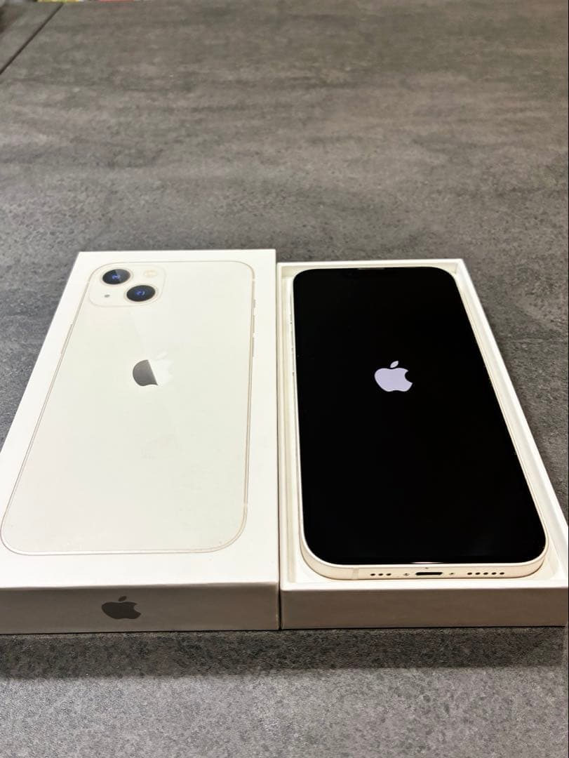 Apple iPhone 13 128GB Starlight本体 箱付き