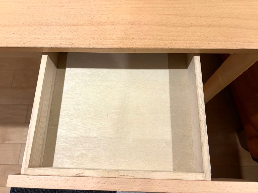 無印良品　ブナ材デスク・幅１２０ｃｍ