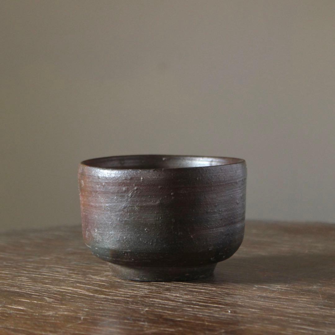 備前 半筒 茶碗 古美術 古道具 茶道具 備前焼 古備前 アンティーク