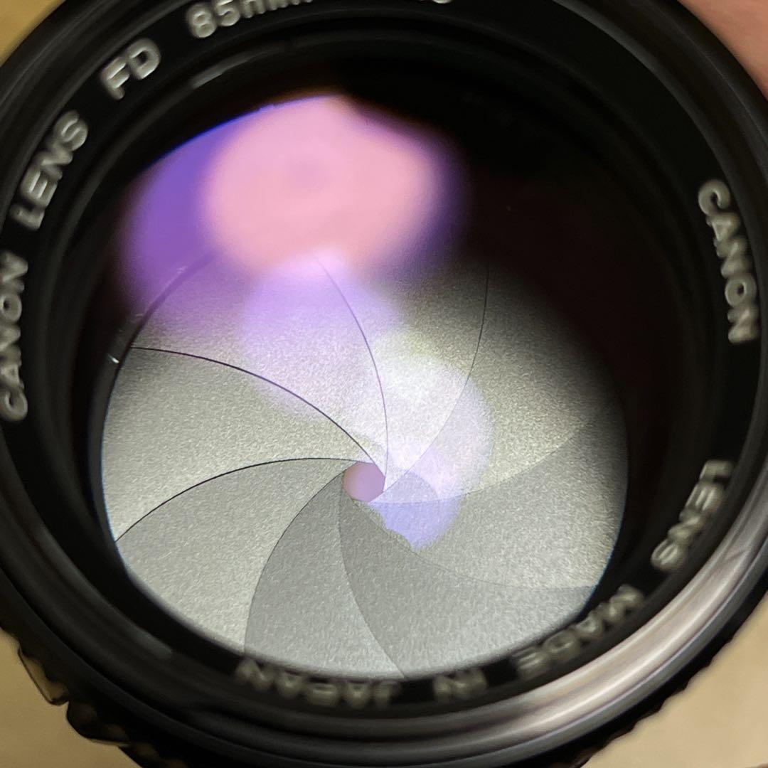 Canon キヤノン New FD 85mm f1.8 単焦点レンズ