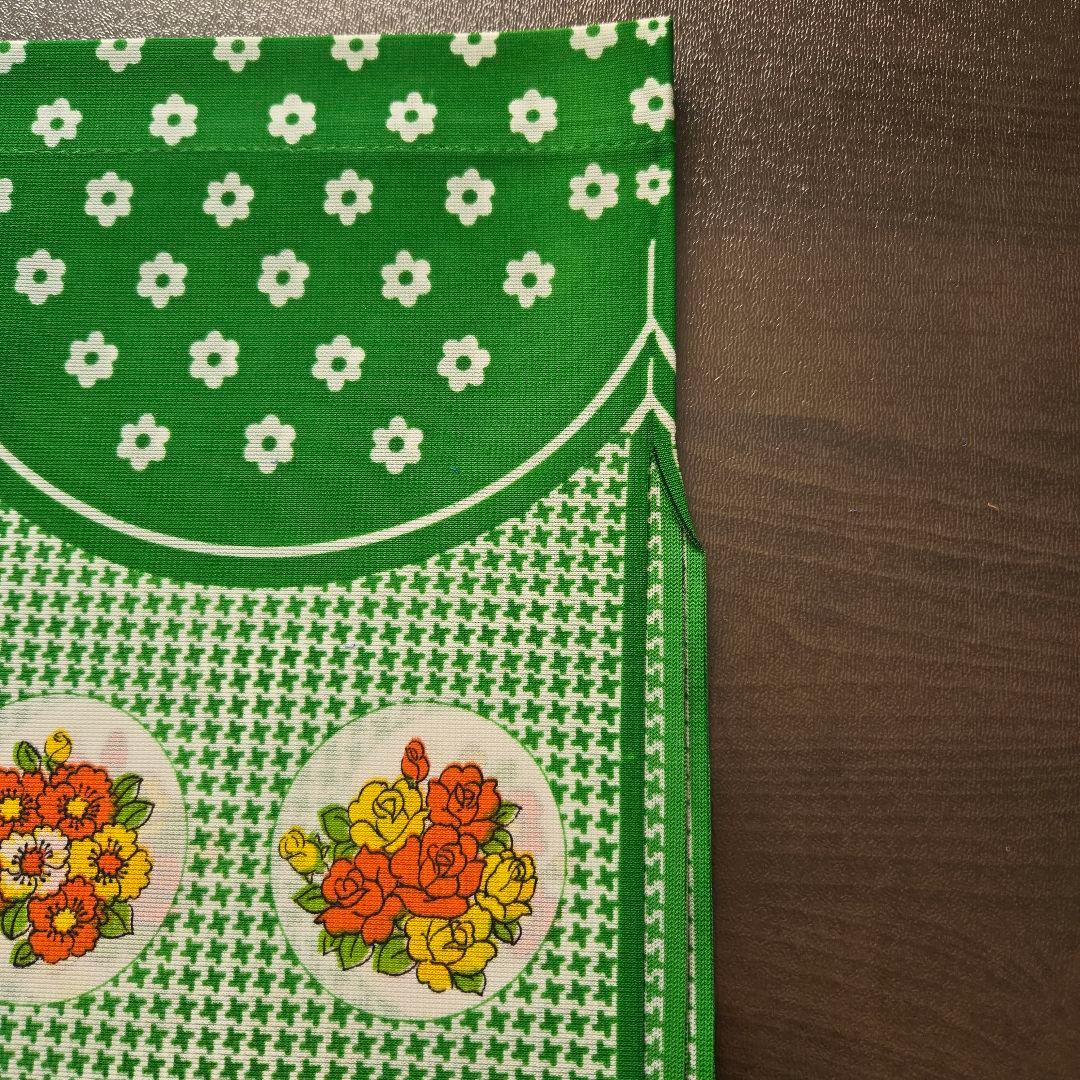 キャンディキャンディ　のれん　昭和レトロ　オレンジ系緑系　2枚セット