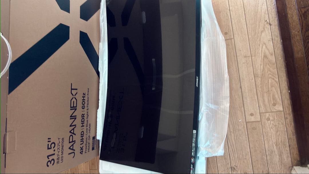 【ジャンク品】JAPANNEXT 31.5インチ 4K UHD HDR モニター