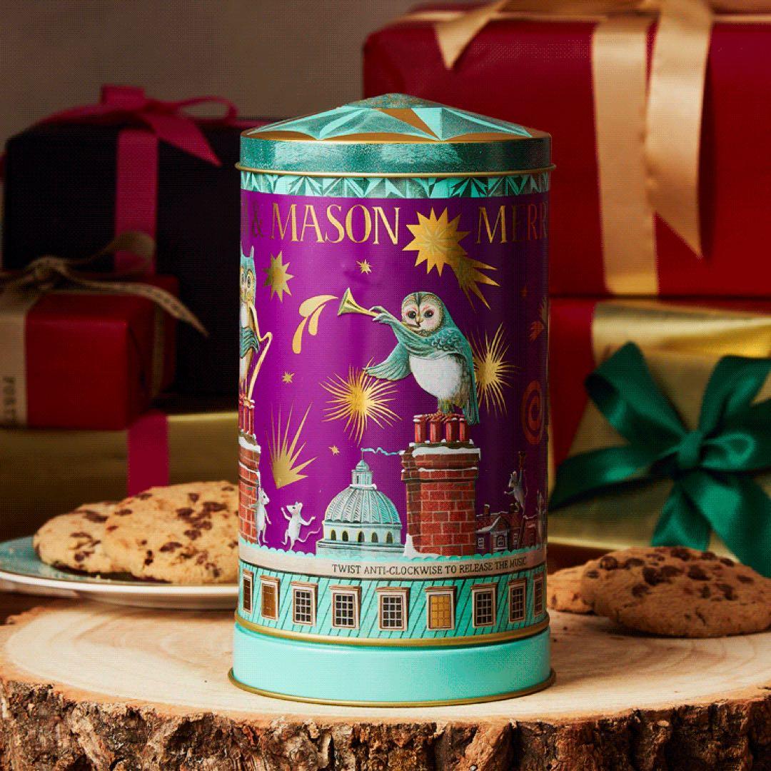 【フォートナムメイソン 2025クリスマス限定セット割】 紅茶 缶入りクッキー