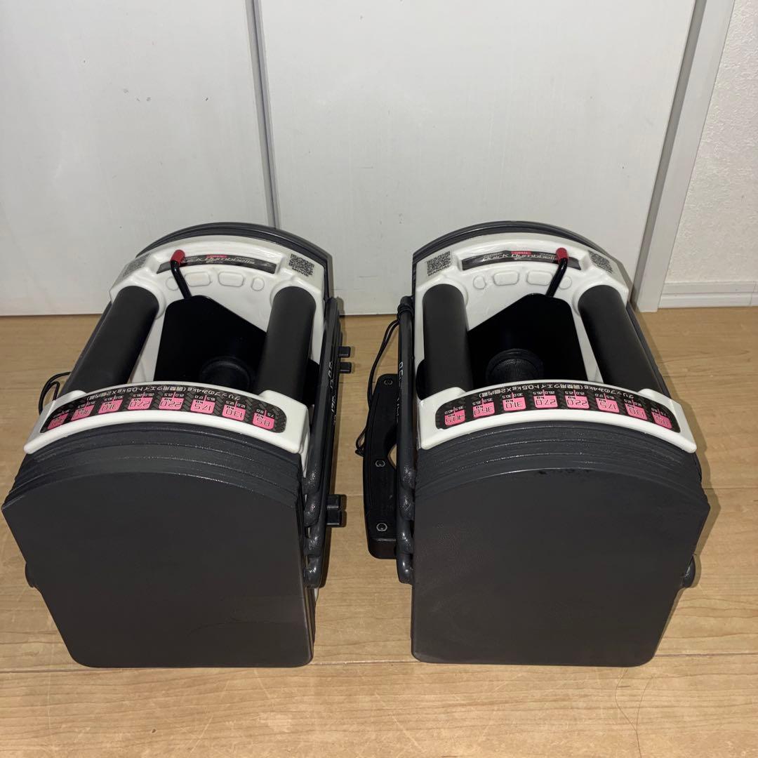 ②FIELDOOR 可変式 クイックダンベル ブロックダンベル 22kg
