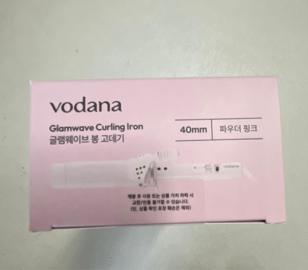 VODANA カーリングアイロン40mm パウダーピンク 新品未使用